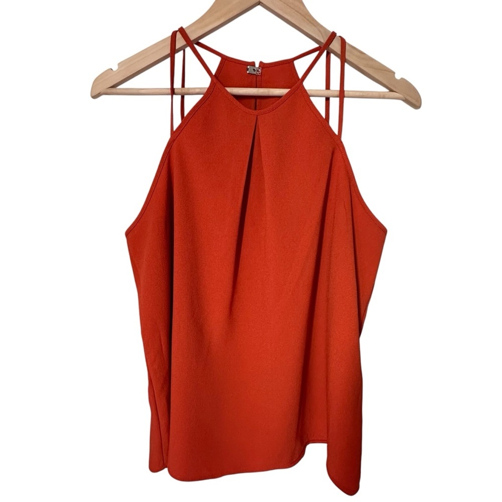 Express Women’s Orange Sleeveless Top Size L